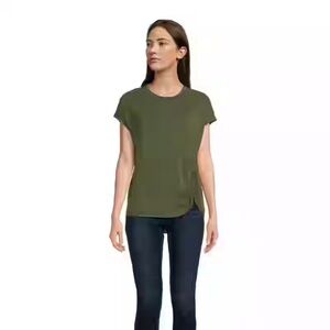 Lilian Green Ruched Blouse